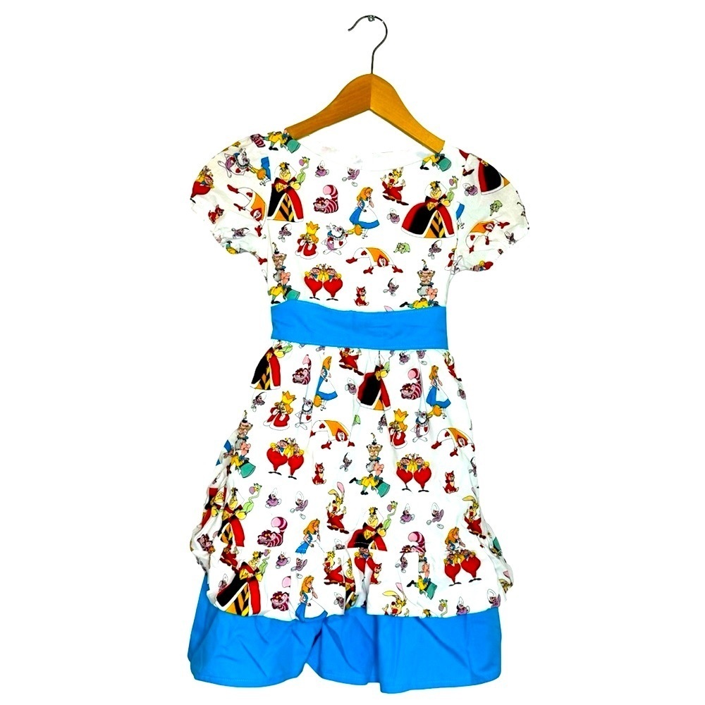 Alice in Wonderland Custom Dress & Apron for Girls Size 8